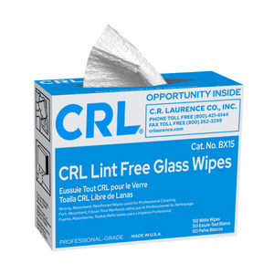 Lint-Free Disposable Glass Wipes (150)