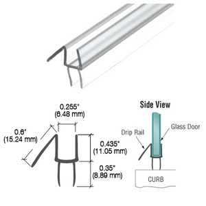 Shower Bottom Drip Rail